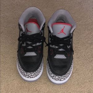 Air Jordan 3 Black Cement Youth